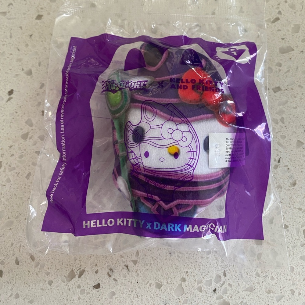 McDonalds Hello Kitty x Yu-Gi-Oh Dark Magician 2024 summer Collab happy meal toy